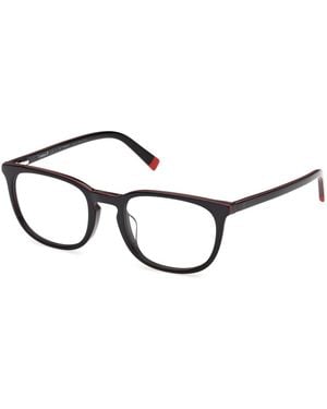 Timberland Tb50096-H 001 Optical Frames Acetate Round Normal - Black