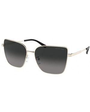 Michael Kors Mk1108 Bastia 1014T3 Sunglasses Metal Butterfly Polarized Nuanced - Black