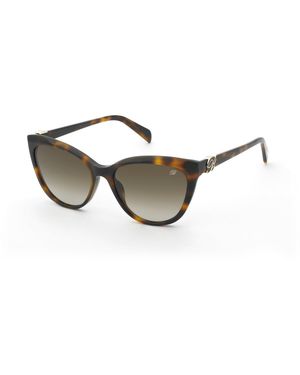 Blumarine Sbm900 752 Sunglasses Acetate Butterfly Normal Nuanced - Black