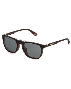 Police Uplq67 Origins Lite 33 878P Optical Frames Injected Pantos Polarized - Black