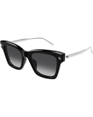 McQueen Am0483S 001 Sunglasses Acetate Squared - Black