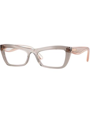Vogue Eyewear Vo5710 3301 Optical Frames Nylon Transparent Cat Eye Normal - Black