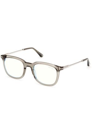Tom Ford Ft5904-B 096 Optical Frames Acetate Squared Normal - Black