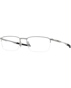 Oakley Ox3174 Barrelhouse 0.5 317407 Optical Frames Metal Squared Normal - Black