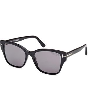 Tom Ford Ft1108 Elsa 01D Sunglasses Acetate Butterfly Polarized - Black