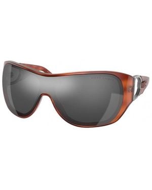 Ralph Lauren Rl8189Q 59076G Sunglasses Injected Geometric Normal - Grey