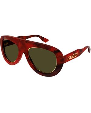 Gucci Gg1152S 003 Sunglasses Acetate Pilot Normal - Black