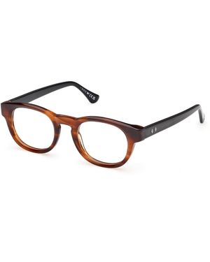 Web We5465 047 Optical Frames Acetate Round Normal - Black