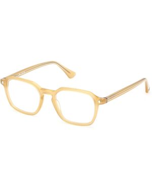 Web We5428 041 Optical Frames Acetate Geometric Normal - Black
