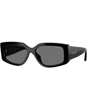 Vogue Eyewear Vo5642Su W44/81 Sunglasses Acetate Squared Polarized - Black