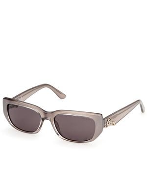 Guess Gu00306 20A Sunglasses Injected Smoke Squared Normal - Grey