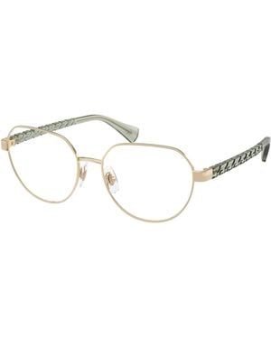 Ralph Lauren Ra6065 9494 Optical Frames Metal Transparent Geometric Normal - Black