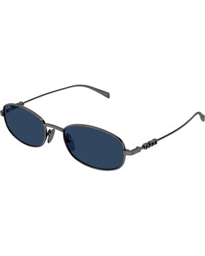 Gucci Gg1940S 001 Sunglasses Metal Round - Black