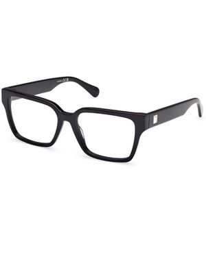 MAX&Co. Mo5179 001 Optical Frames Acetate Squared Normal - Black