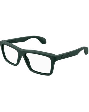 Gucci Gg1573O 001 Optical Frames Injected Squared - Black