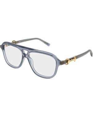 Gucci Gg2216O 003 Optical Frames Acetate Transparent Pilot - Black