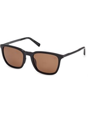 Timberland Tb00087 01H Sunglasses Injected Squared Polarized - Black