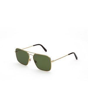 Retrosuperfuture Pri Iggy 2.0 Sunglasses Metal Squared Normal - Green