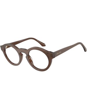 Giorgio Armani Ar7292U 6394 Optical Frames Acetate Transparent Pantos Normal - Black