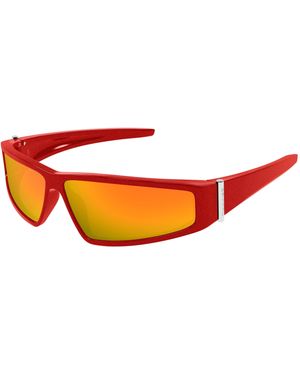 McQueen Am0490S 008 Sunglasses Bio-Inject Geometric - Black