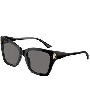 Jimmy Choo Jc5012 500081 Sunglasses Acetate Squared Polarized - Black