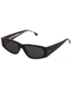 Lozza Sl4316 Riviera 1 700 Sunglasses Acetate Geometric Normal - Black