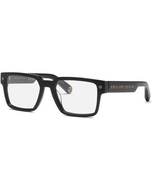 Philipp Plein Vpp193V Plein Stud 700Y Optical Frames Acetate Squared - Black