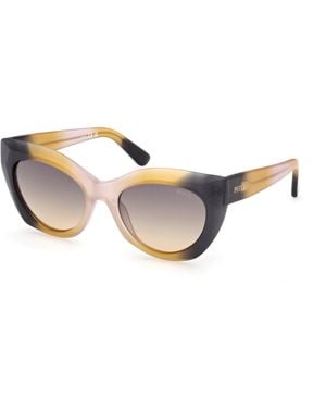 PUCCI Ep0257 05B Sunglasses Smoke Geometric Normal - Black