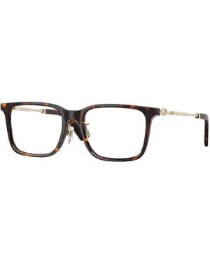 Burberry Be2426D 3002 Optical Frames Acetate Transparent Squared Normal - Black