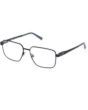 Timberland Tb50068 002 Optical Frames Metal Squared Normal - Black
