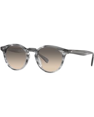 Oliver Peoples Ov5459Su Romare Sun 173732 Sunglasses Acetate Pantos Normal - Black