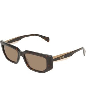 Liu Jo Lj812S 242 Sunglasses Acetate Squared Normal - Black