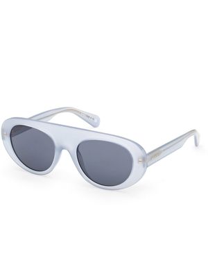 MAX&Co. Mo0148 84V Sunglasses Injected Round Normal - Black