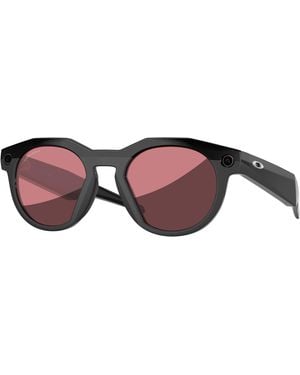 Oakley Meta Ow8002 Hstn 800209 Smart Glasses O_Matter Round Mirror Prizm - Black