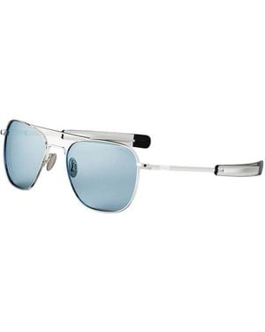 Randolph Engineering Af233 Outlet Sunglasses Metal Squared Normal - Blue
