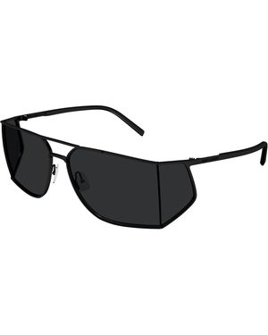 Saint Laurent Sl 750 001 Sunglasses Metal Squared - Black