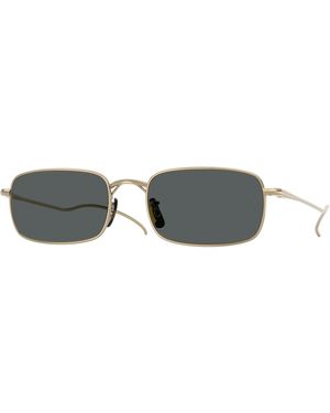 Oliver Peoples Ov1364St Tk-14 5035P2 Sunglasses Titanium Squared Polarized - Black