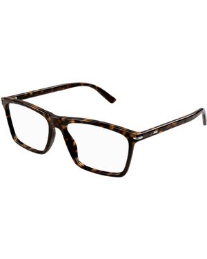 Gucci Gg1445O 002 Optical Frames Acetate Transparent Squared - Black