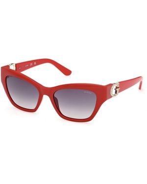 Guess Gu00360 66B Sunglasses Injected Smoke Squared Normal
