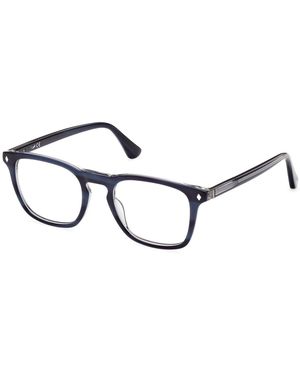 Web We5386 092 Optical Frames Acetate Squared Normal - Black