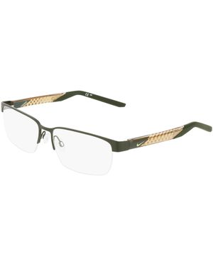 Nike 8184 302 Optical Frames Metal Squared Normal - Black