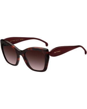 Etro 0084/S 82U/Ha Sunglasses Acetate Squared Normal Shaded - Black