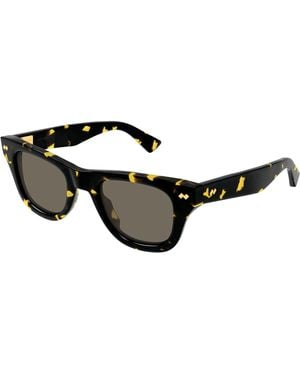 Bottega Veneta Bv1486S 002 Sunglasses Acetate Squared - Black