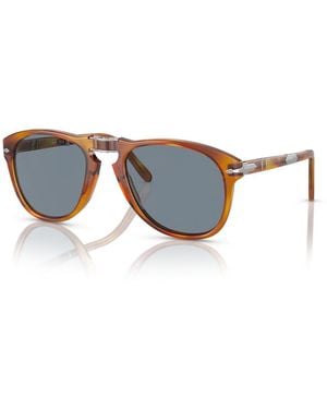 Persol Po0714Sm 96/56 Sunglasses Acetate Pilot Normal - Black