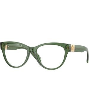 Versace Ve3402U 5144 Optical Frames Acetate Transparent Cat Eye Normal - Black