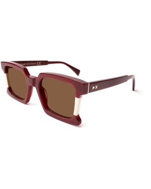 Xlab Iraklia Sunglasses Acetate Squared Polarized - Black