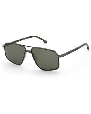 Lozza Sl2447 568 Sunglasses Metal Geometric Normal - Black