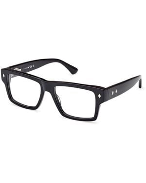 Web We5415 001 Optical Frames Acetate Squared Normal - Black