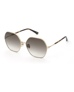 Nina Ricci Snr482 300Y Sunglasses Metal Geometric Normal Nuanced - Black