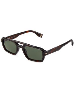 Police Splu71 Supernova 9 01Ay Sunglasses Acetate Geometric Normal - Black